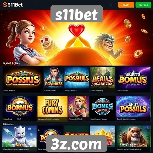 Variedade de jogos disponíveis no s11bet